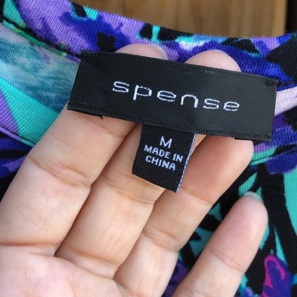 NWOT! - SPENSE Floral Print Side Tie Sleeveless Maxi Dress - Picture 2 of 7